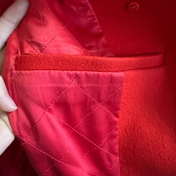 Club Monaco Italian wool double breasted pea coat - Picture 6 of 7